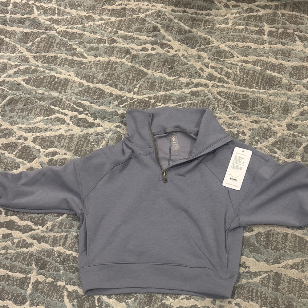 RHONE DreamGlow™ Light Gray Half-Zip